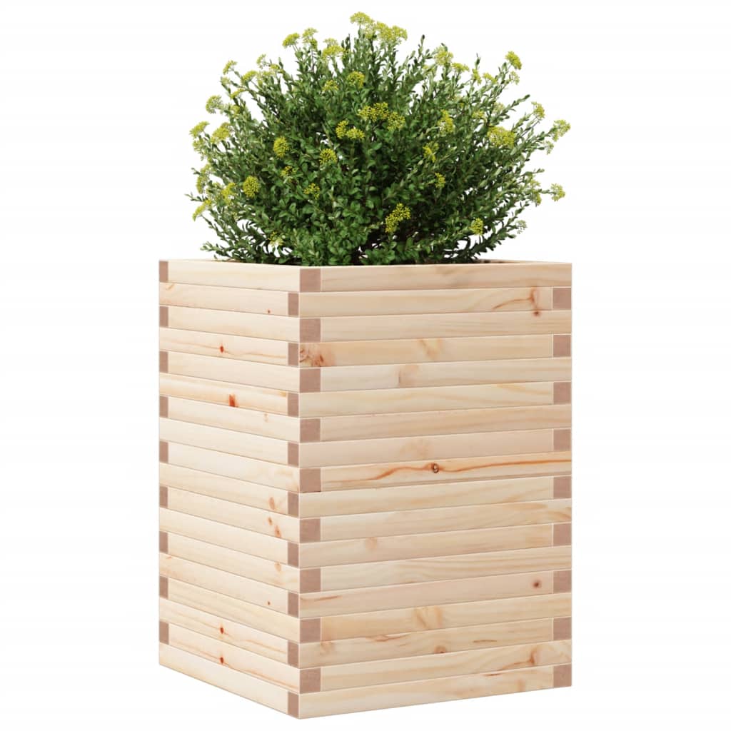 Vrtna sadilica 50x50x68,5 cm od masivne borovine