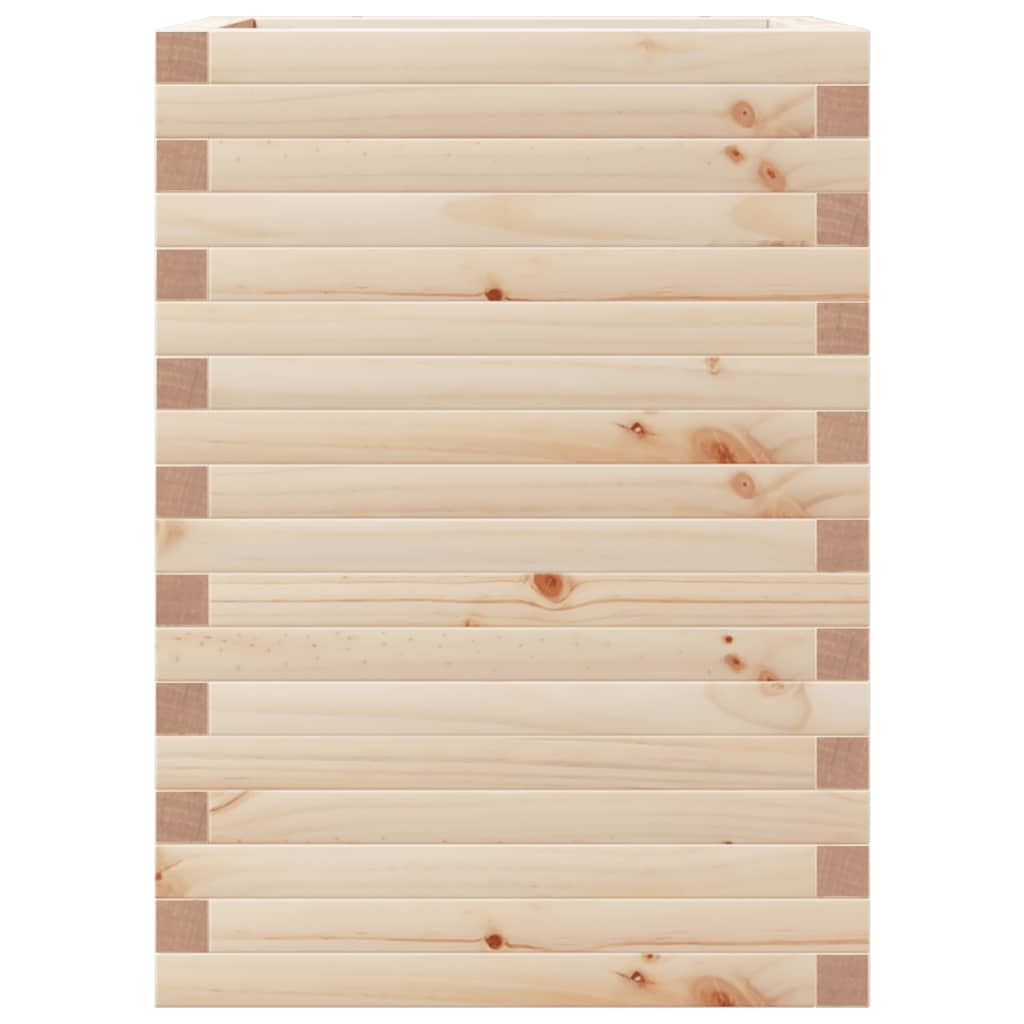 Vrtna sadilica 50x50x68,5 cm od masivne borovine