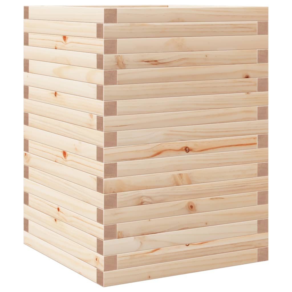 Vrtna sadilica 50x50x68,5 cm od masivne borovine