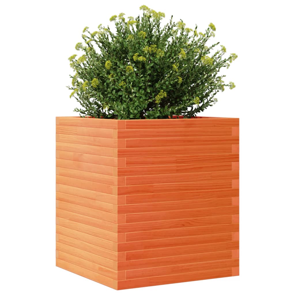 Vrtna sadilica voštano smeđe boje 60x60x68,5 cm od borovine