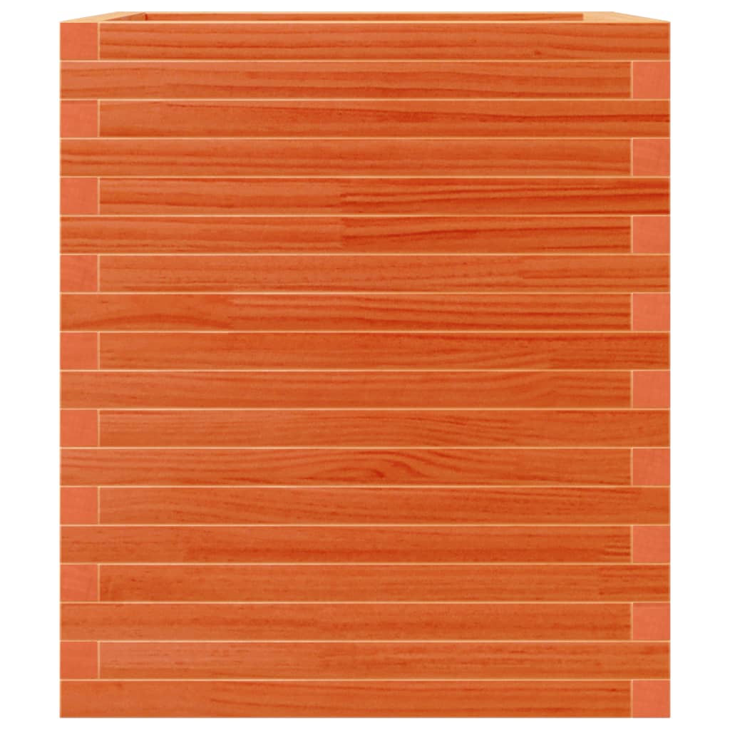 Vrtna sadilica voštano smeđe boje 60x60x68,5 cm od borovine