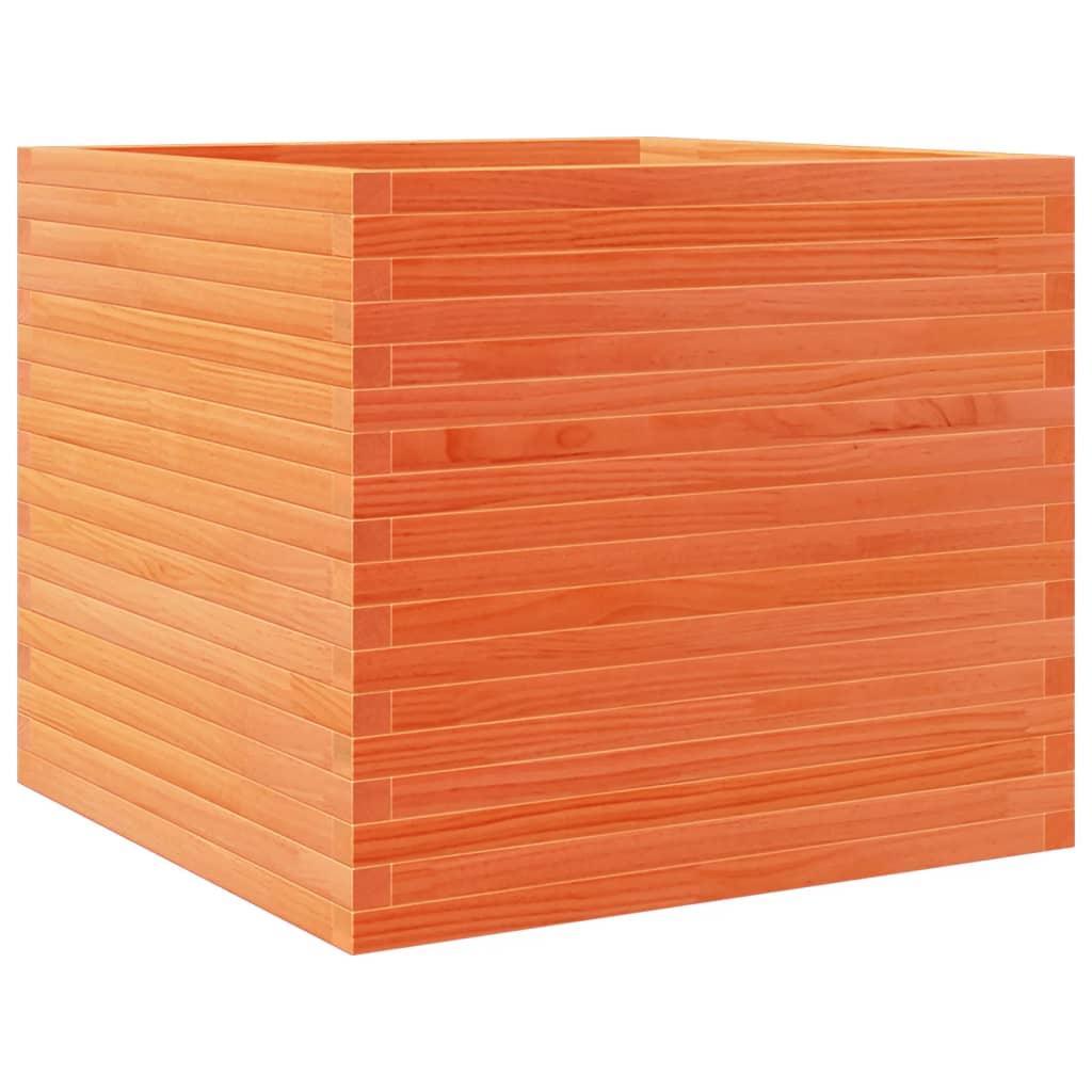 Vrtna sadilica voštano smeđe boje 80x80x68,5 cm od borovine