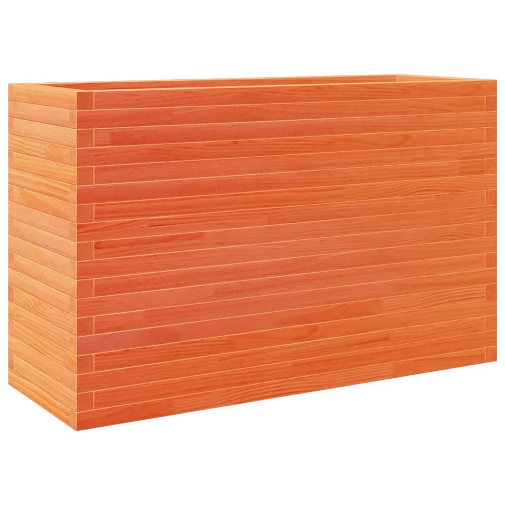 Vrtna sadilica voštano smeđe boje 110x40x68,5 cm od borovine