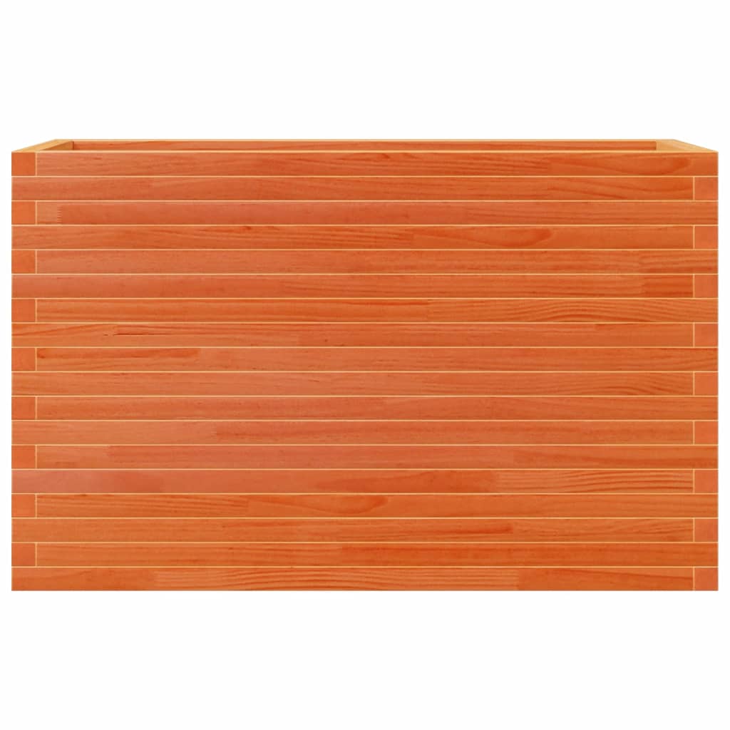 Vrtna sadilica voštano smeđe boje 110x40x68,5 cm od borovine