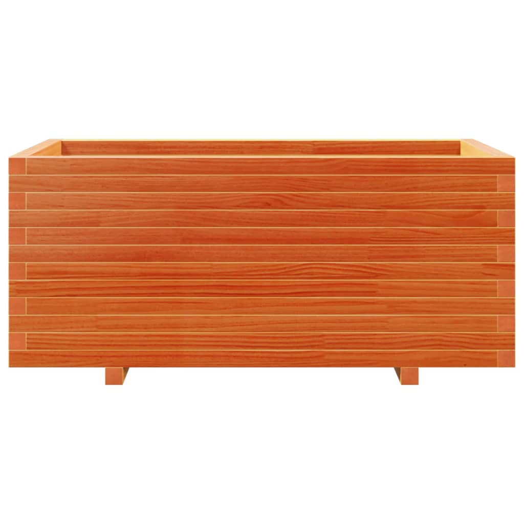 Vrtna sadilica voštano smeđe boje 110x60x49,5 cm od borovine
