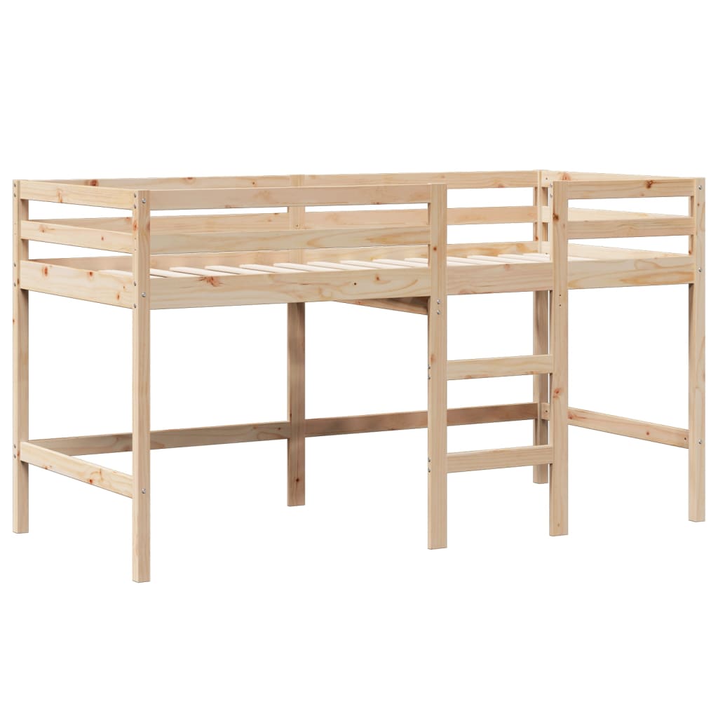 Visoki krevet s krovom 80 x 200 cm od masivne borovine