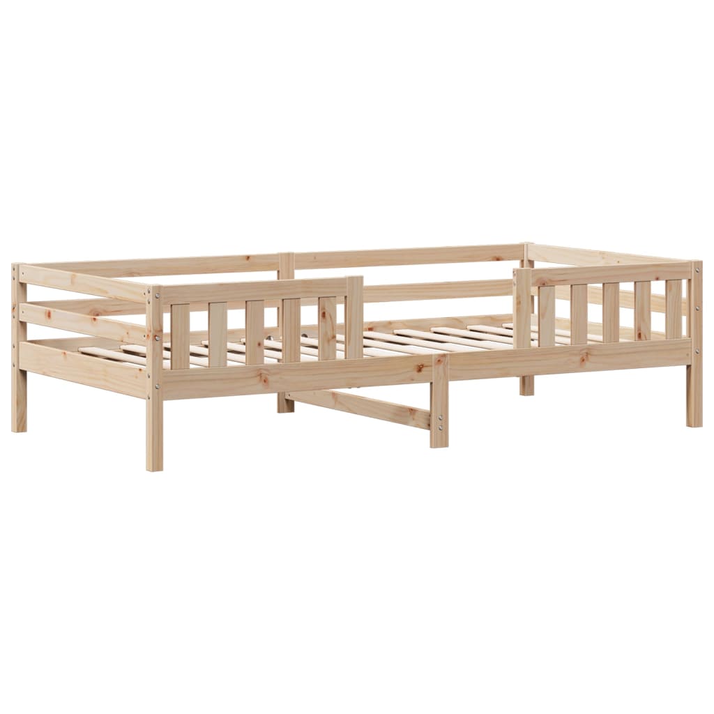 Okvir kreveta s krovom 100 x 200 cm od masivne borovine