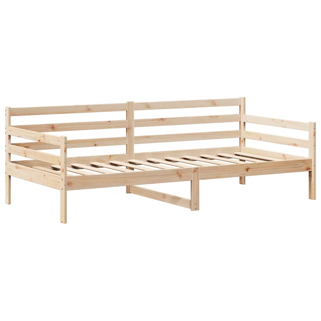 Dnevni krevet s krovom bez madraca 80x200 cm Masivno drvo