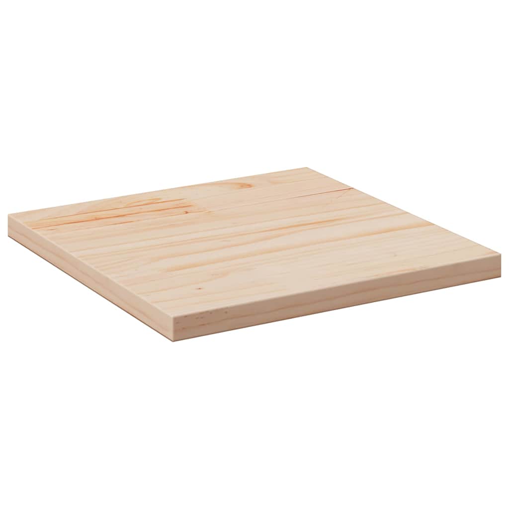 Ploča za stol 40 x 40 x 1,7 cm četvrtasta od masivne borovine