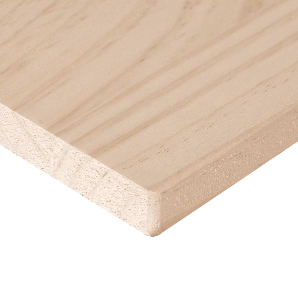 Ploča za stol 50 x 50 x 1,7 cm četvrtasta od masivne borovine