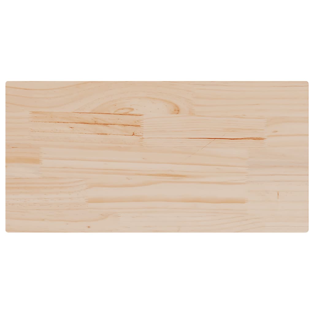 Stolne ploče 2 kom 90x45x1,7 cm od masivne borovine pravokutne