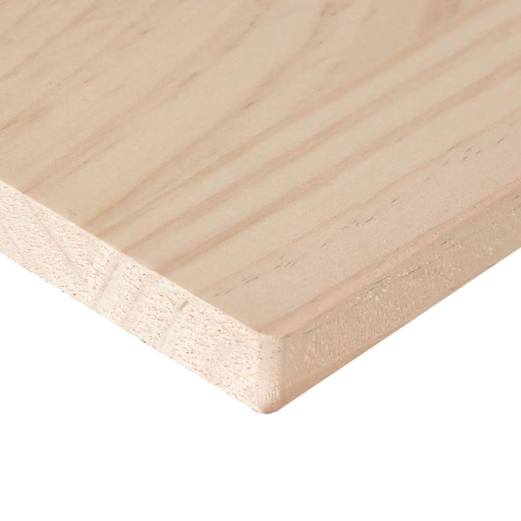 Ploča za stol 80 x 50 x 2,5 cm od masivne borovine pravokutna