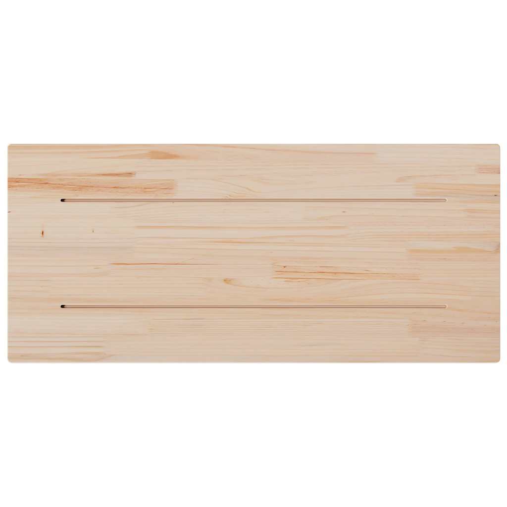 Ploča za stol 90 x 40 x 2,5 cm od masivne borovine pravokutna