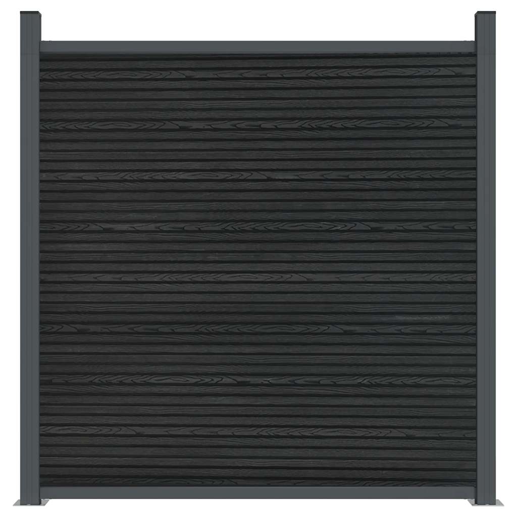 Panel za ogradu sivi 1564 x 186 cm WPC