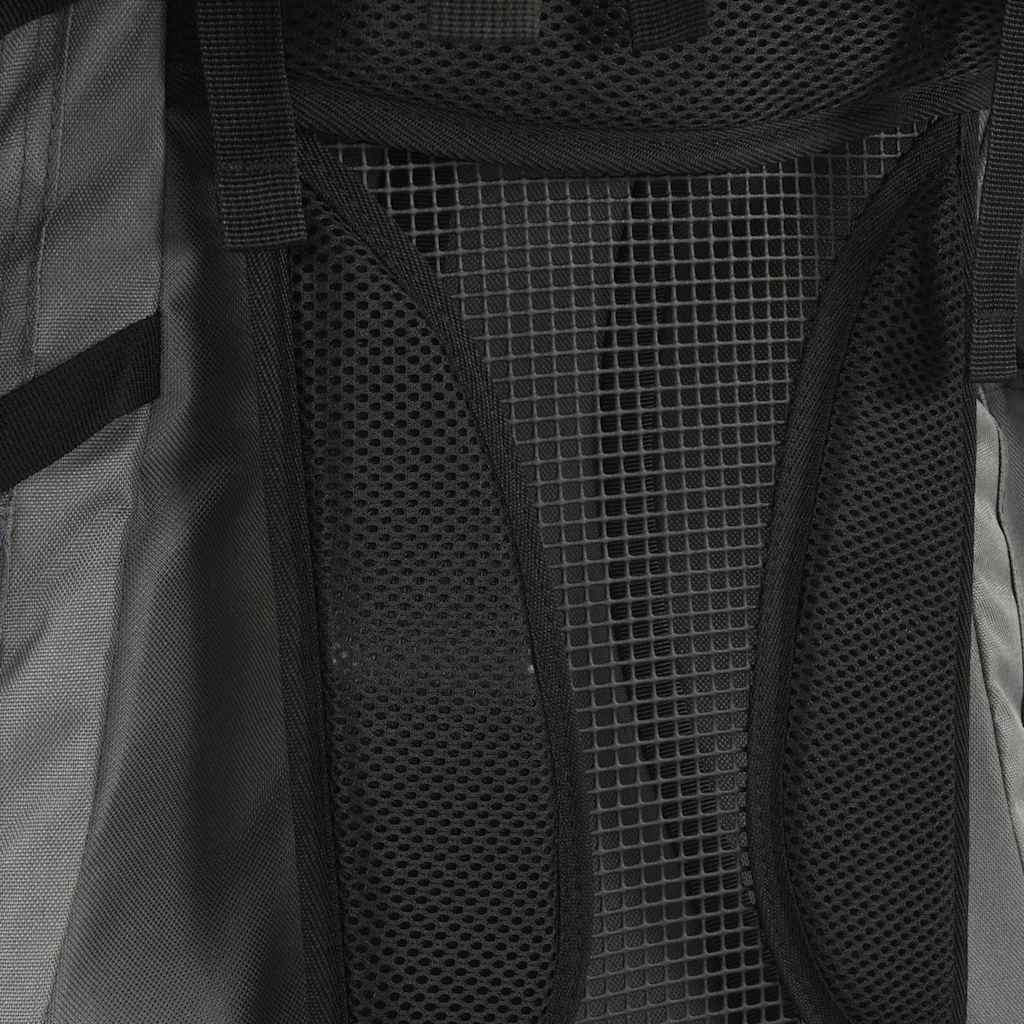 Ruksak za planinarenje sivi 100 L od tkanine Oxford