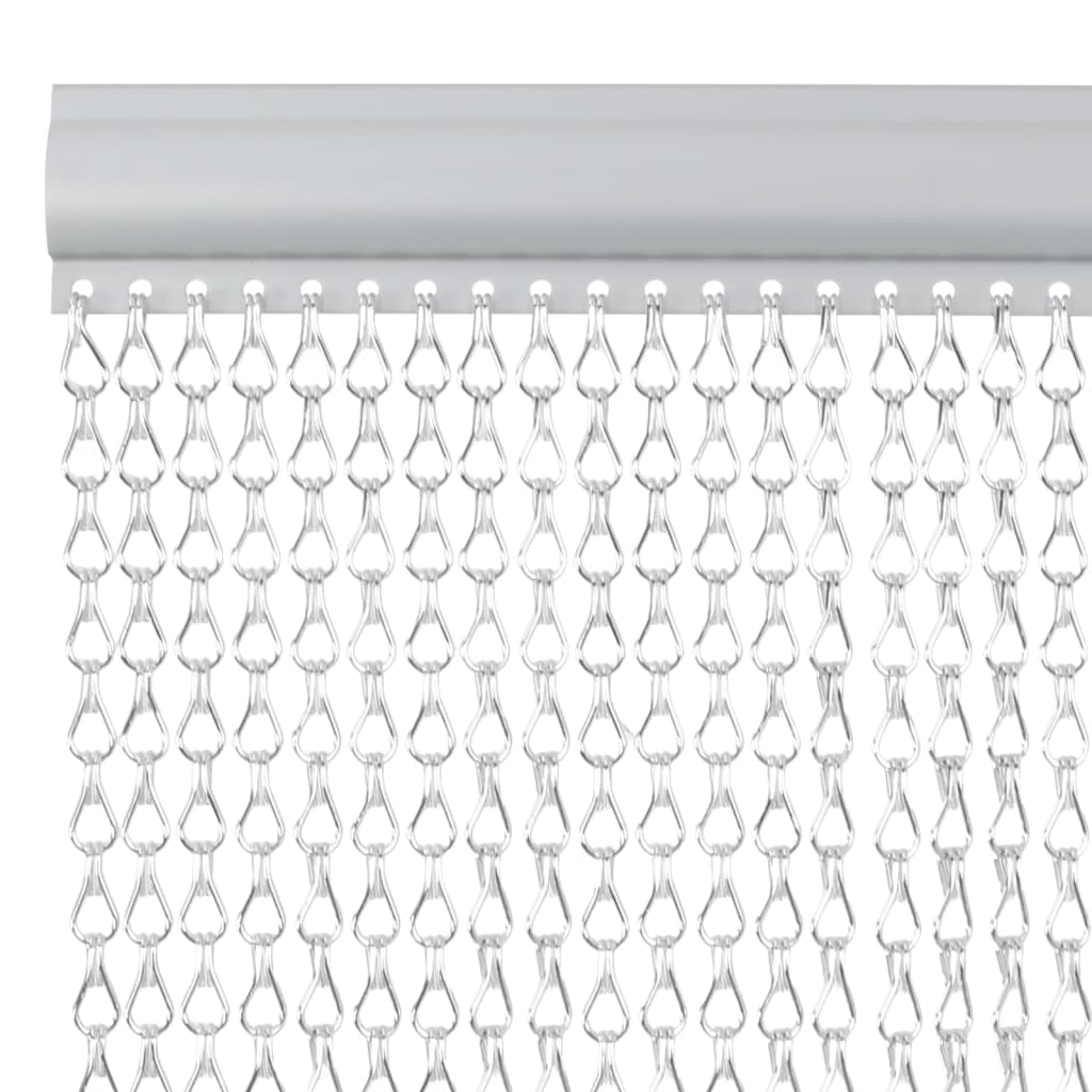Lančani zastor za zaštitu od muha 80 x 201 cm aluminijski