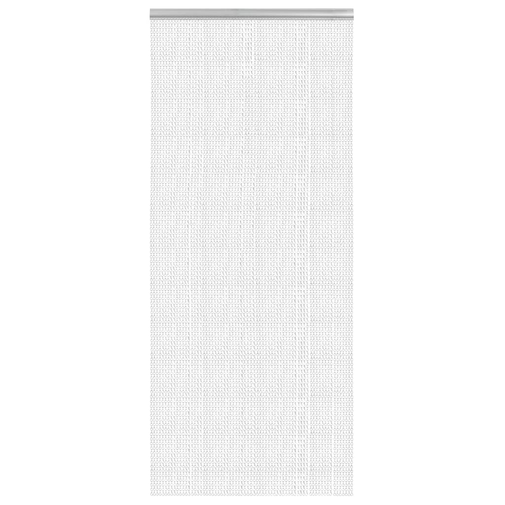 Lančani zastor za zaštitu od muha 90 x 200 cm aluminijski