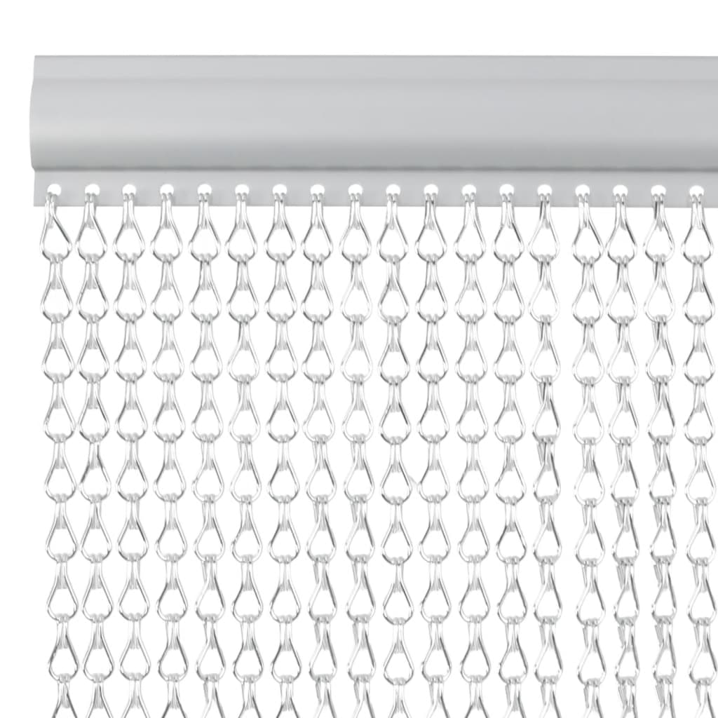 Lančani zastor za zaštitu od muha 100 x 226 cm aluminijski