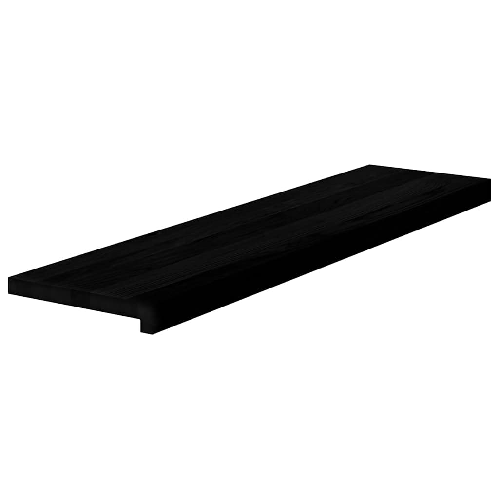 Gazišta stepenice 8 kom tamnosmeđi 100x25x2 cm masivna hrast