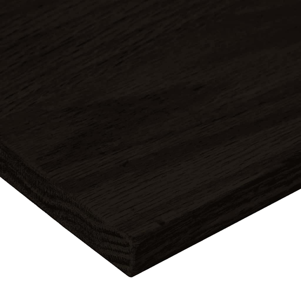 Gazišta stepenice 12 kom tamnosmeđi 90x25x2 cm masivna hrast