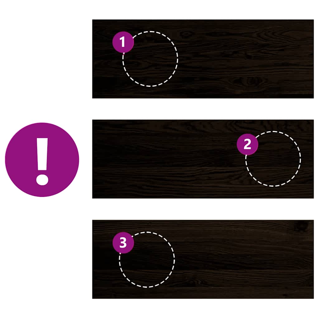 Gazišta stepenice 16 kom tamnosmeđi 70x25x2 cm masivna hrast