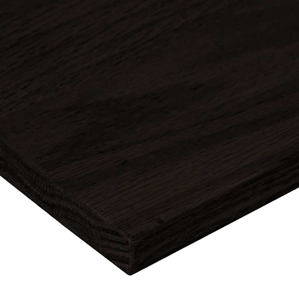 Gazišta stepenice 16 kom tamnosmeđi 120x25x2 cm masivna hrast