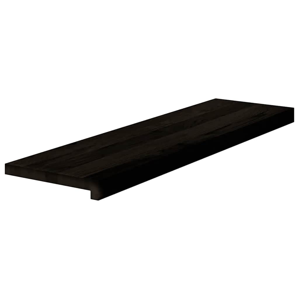 Gazišta stepenice 16 kom tamnosmeđi 90x30x2 cm masivna hrast