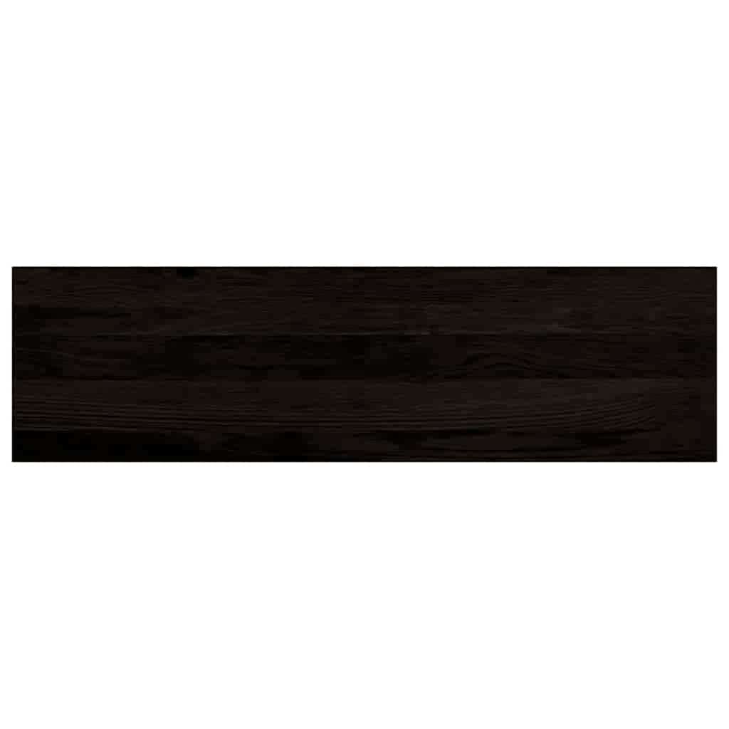 Gazišta stepenice 16 kom tamnosmeđi 90x30x2 cm masivna hrast