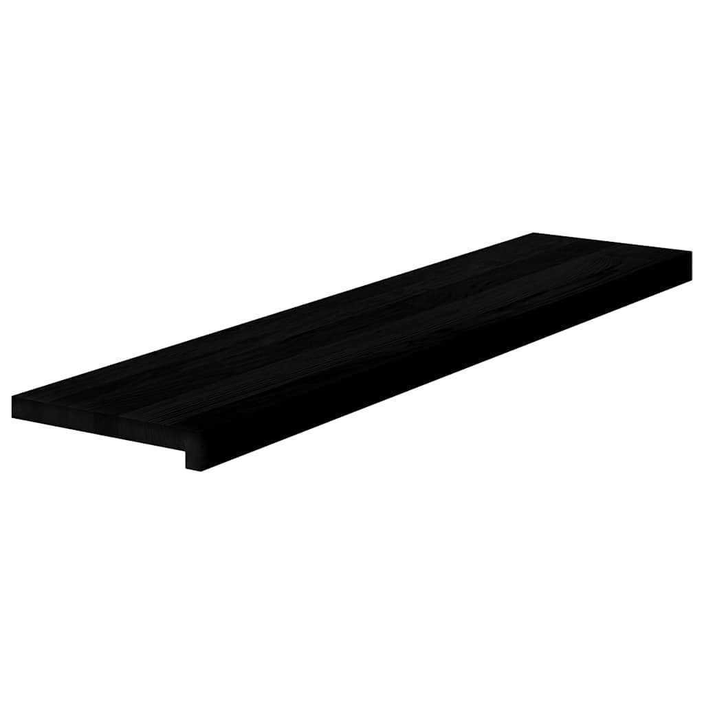 Gazišta stepenice 20 kom tamnosmeđi 110x25x2 cm masivna hrast