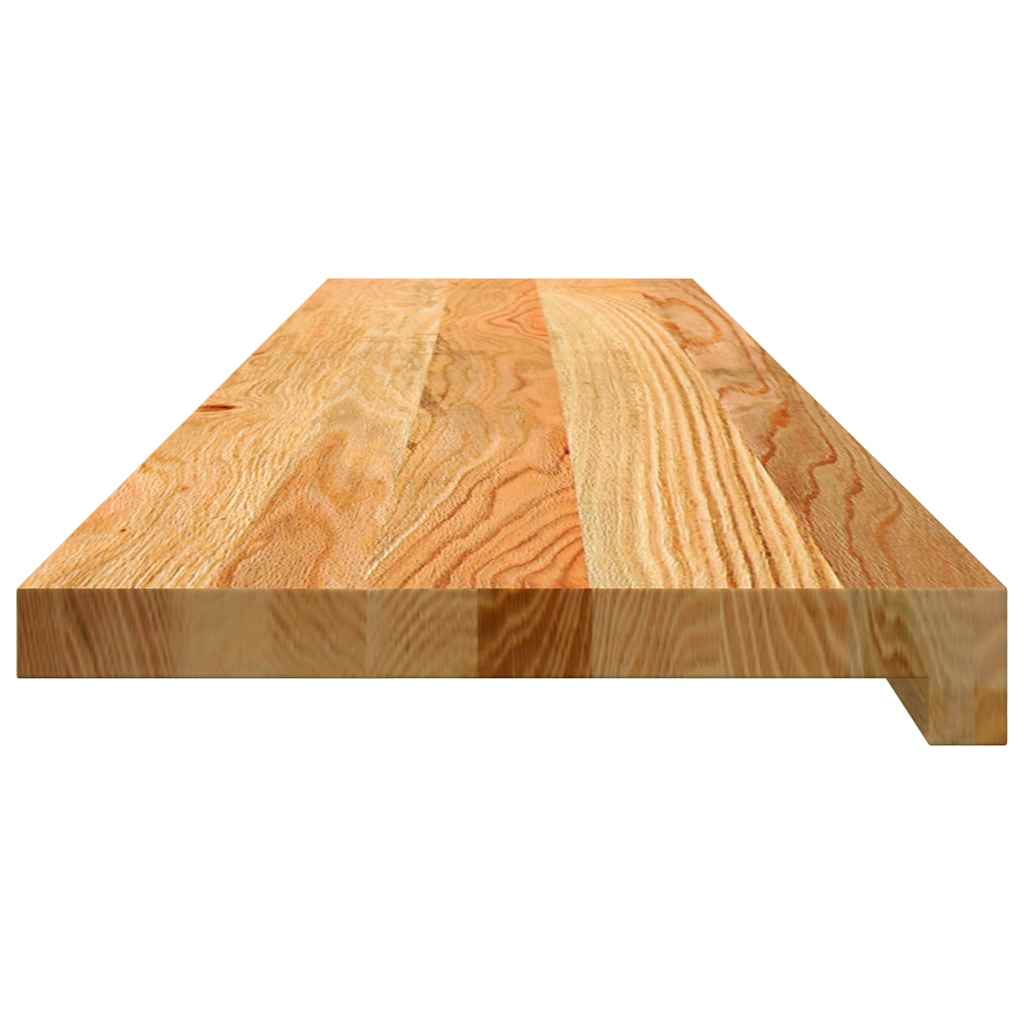 Gazišta stepenice 2 kom svjetlosmeđi 110x25x2 cm masivna hrast