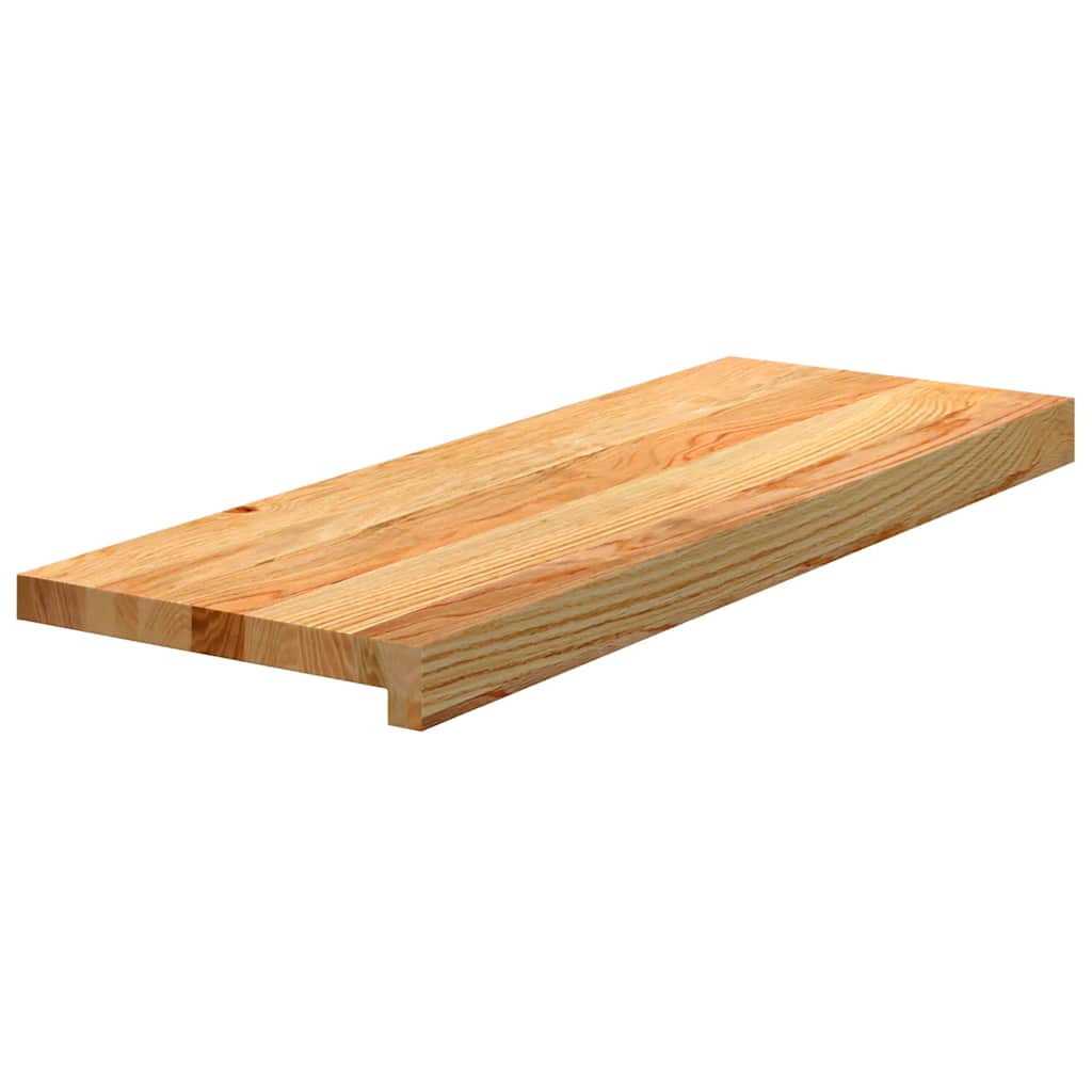 Gazišta stepenice 2 kom svjetlosmeđi 70x30x2 cm masivna hrast