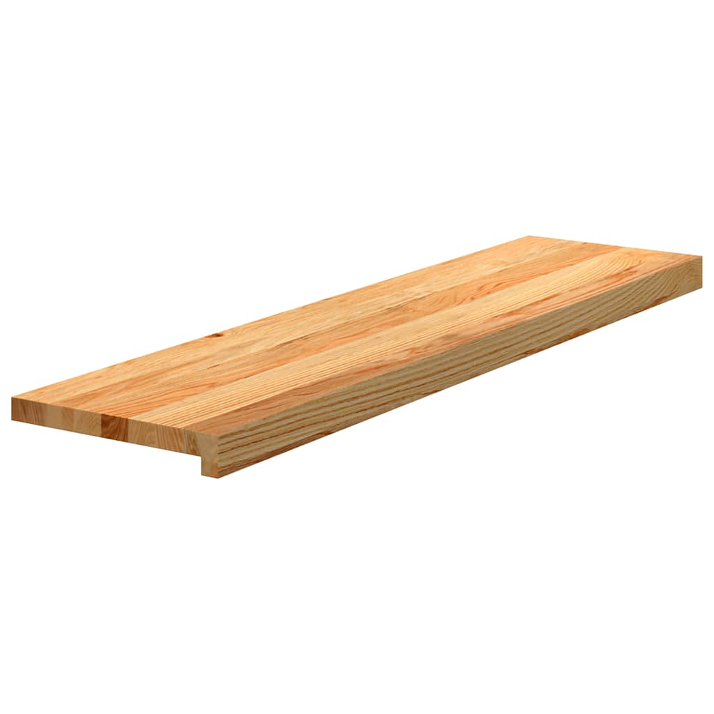 Gazišta stepenice 2 kom svjetlosmeđi 100x30x2 cm masivna hrast
