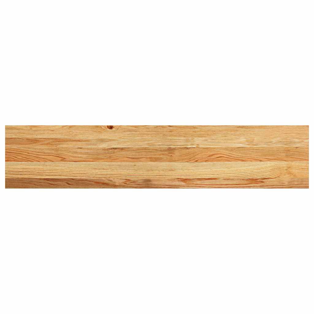 Gazišta stepenice 2 kom svjetlosmeđi 120x30x2 cm masivna hrast