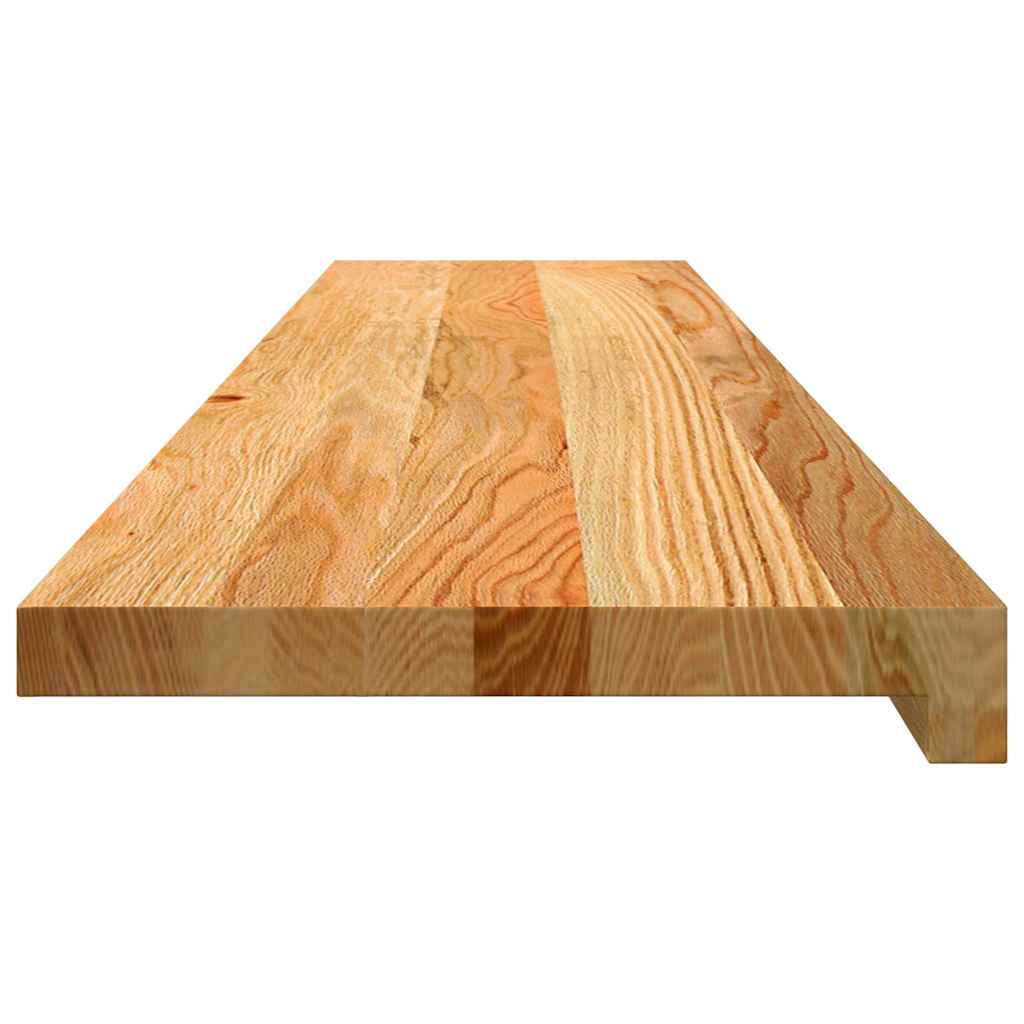 Gazišta stepenice 2 kom svjetlosmeđi 120x30x2 cm masivna hrast