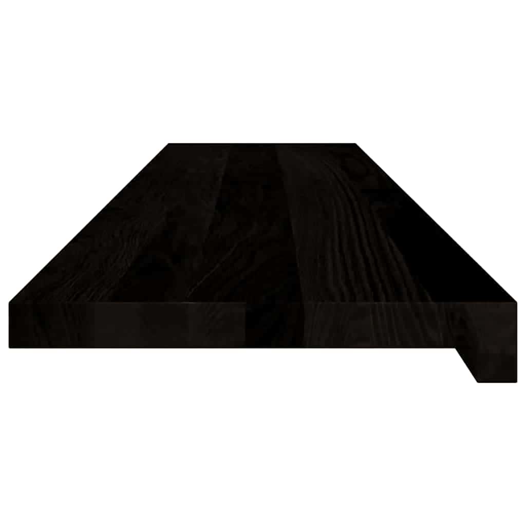 Gazišta stepenice 2 kom tamnosmeđi 110x30x2 cm masivna hrast