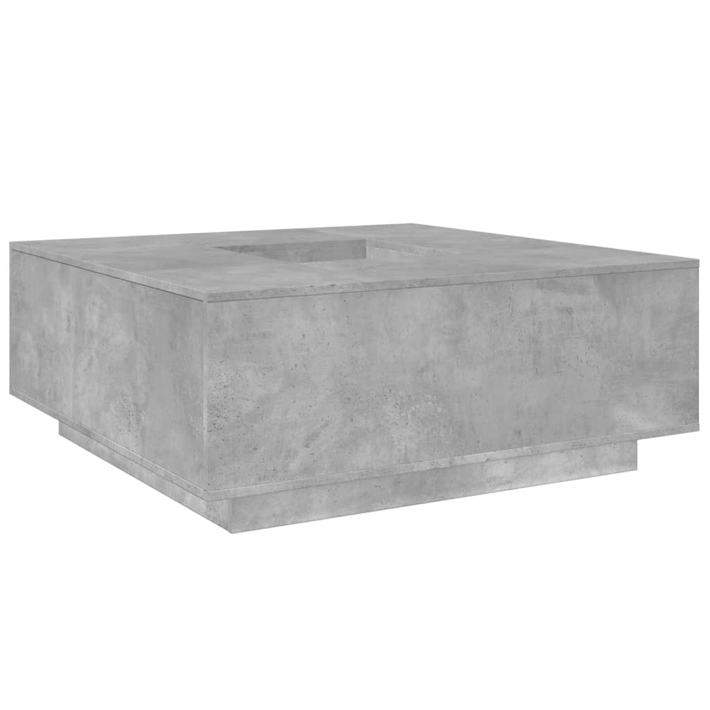 Stolić za kavu boja hrasta 100 x 100 x 40 cm konstruirano drvo