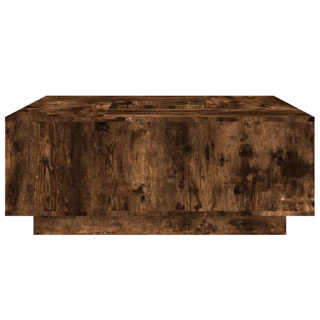 Stolić za kavu boja hrasta 100 x 100 x 40 cm konstruirano drvo