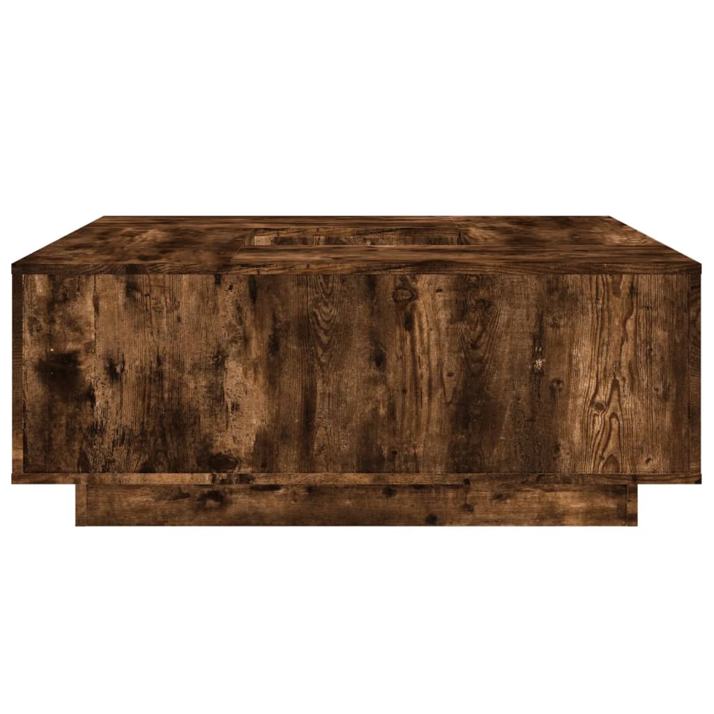 Stolić za kavu boja hrasta 100 x 100 x 40 cm konstruirano drvo