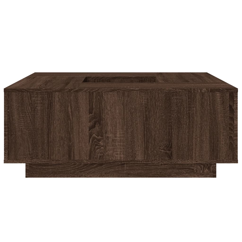 Stolić za kavu boja hrasta 100x100x40 cm konstruirano drvo