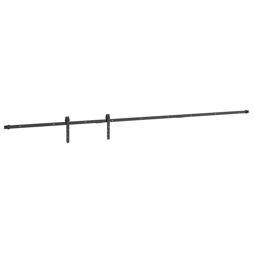 Komplet kliznih vrata ormarića 244 cm ugljični čelik