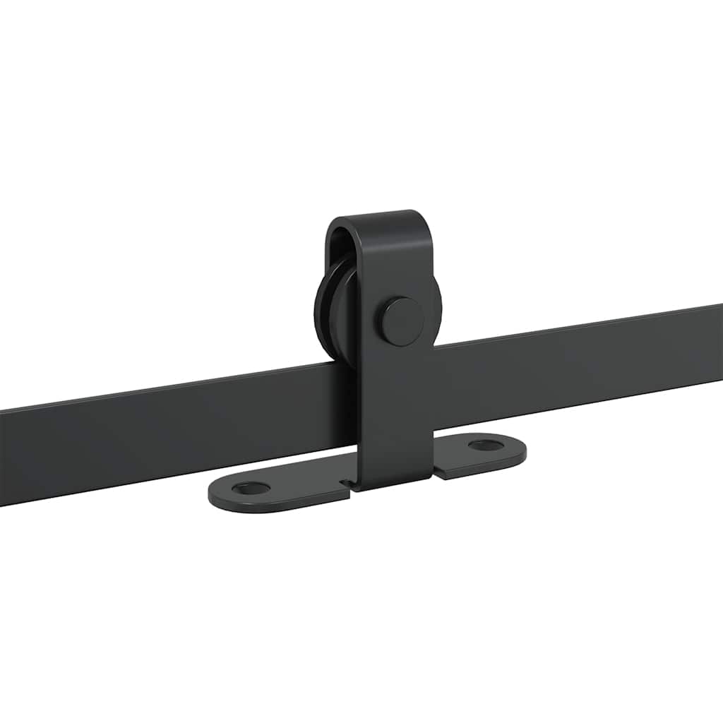 Komplet kliznih vrata ormarića 122 cm ugljični čelik