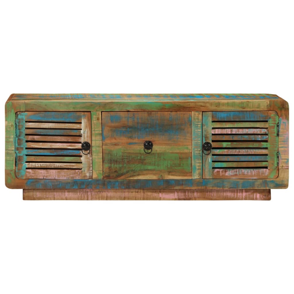TV ormarić 110 x 30 x 40 cm od masivnog obnovljenog drva