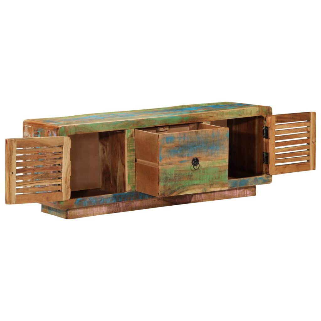 TV ormarić 110 x 30 x 40 cm od masivnog obnovljenog drva