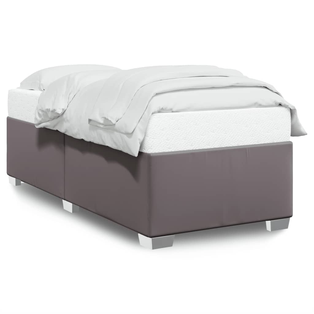 Okvir za krevet sivi 90x190 cm od umjetne kože