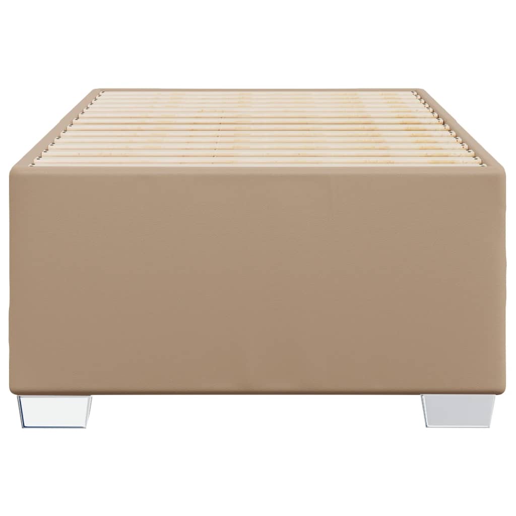 Okvir za krevet boja cappuccina 90x190 cm od umjetne kože