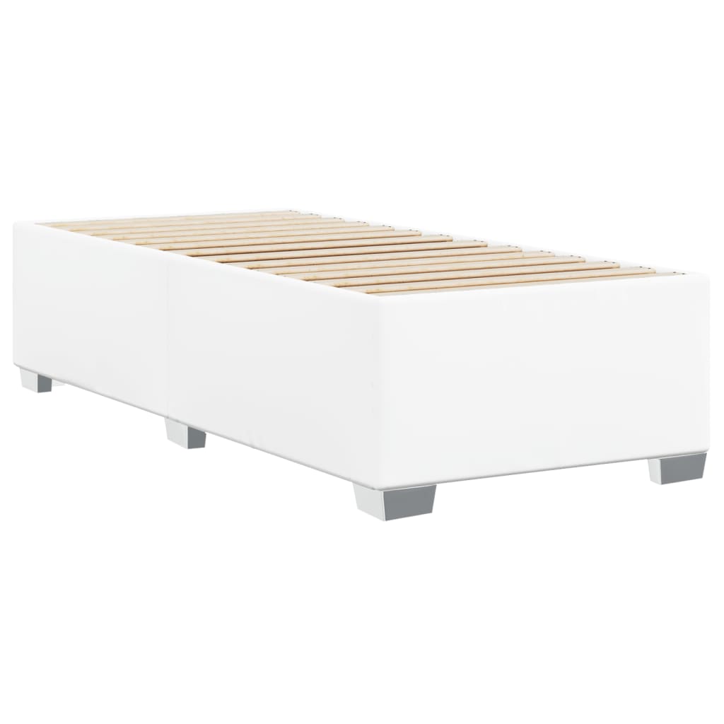 Okvir za krevet bijela 90x200 cm od umjetne kože