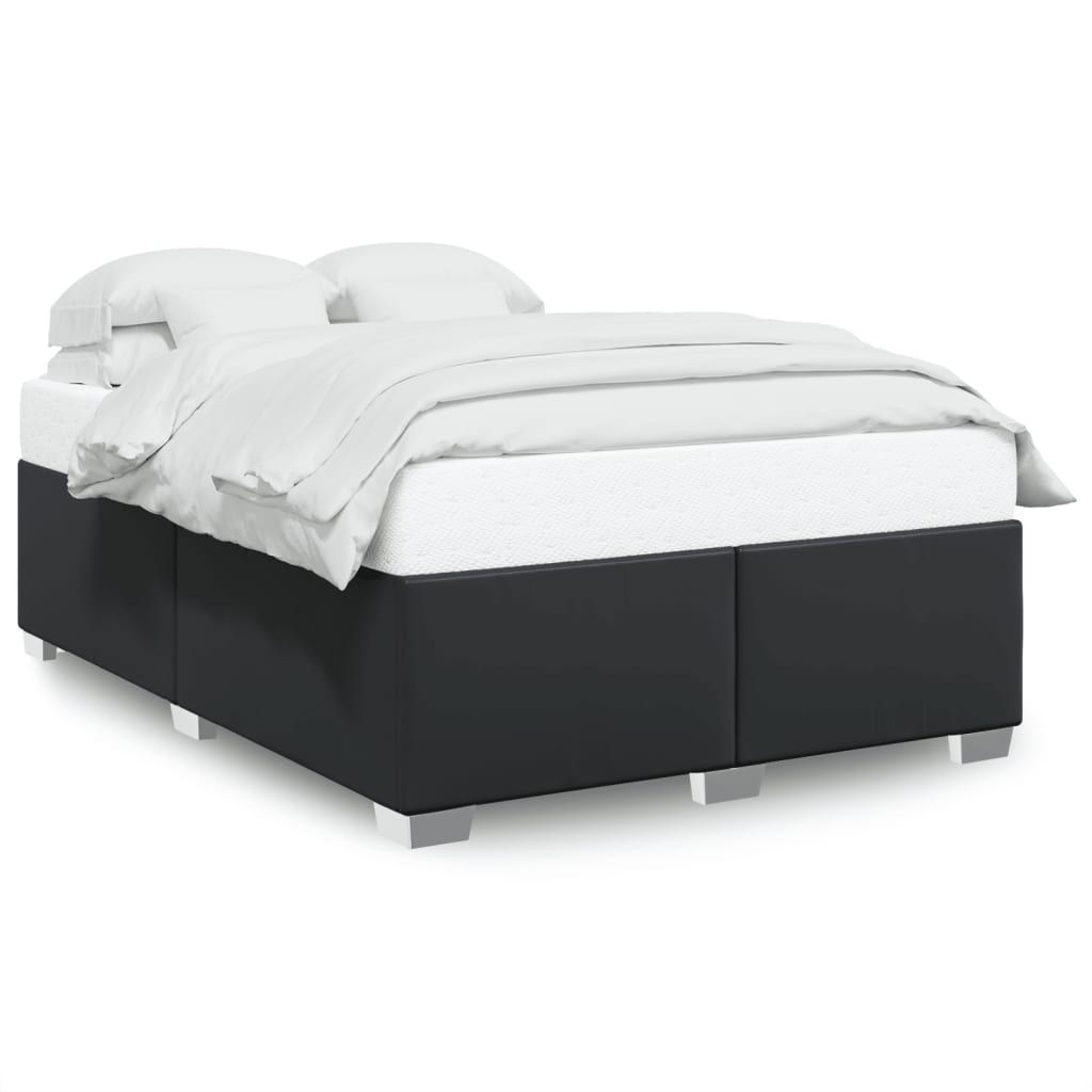 Okvir za krevet crni 140x190 cm od umjetne kože