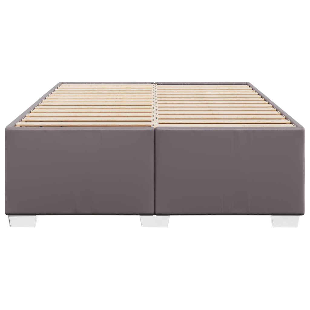 Okvir za krevet sivi 140x200 cm od umjetne kože