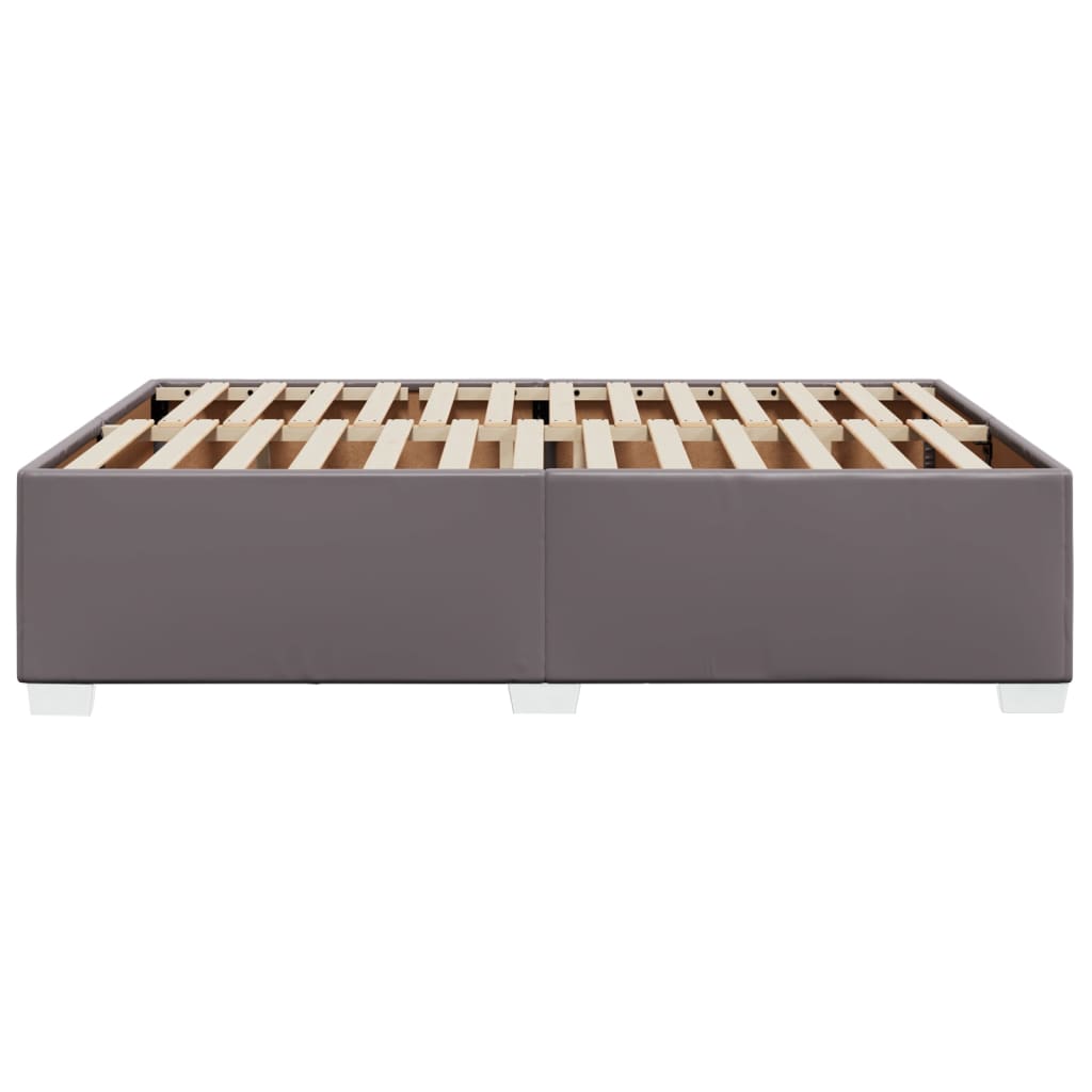 Okvir za krevet sivi 140x200 cm od umjetne kože