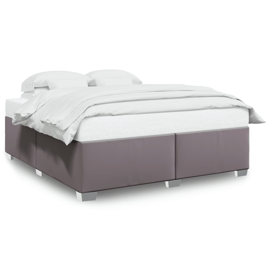 Okvir za krevet sivi 200x200 cm od umjetne kože